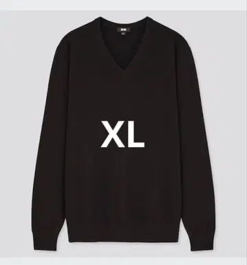 유니클로 캐시미어 스웨터 블랙 XL 새상품