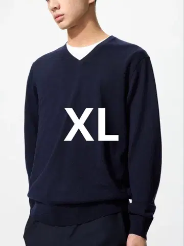 유니클로 캐시미어 스웨터 블랙 XL 새상품