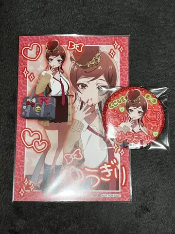 좀비랜드 사가 헤이세이 갸루 캔뱃지/엽서 유기리