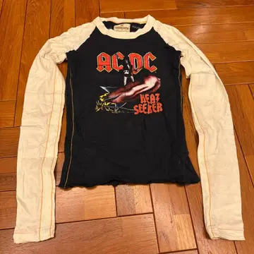 TRUNKSHOW AC/DC 헤비메탈 티셔츠 밴딩 긴팔