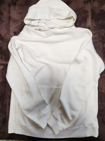 Champion 리버스 위브 후드티 화이트 흰색