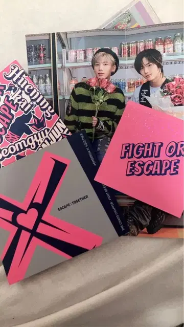 txtESCAPE TOGETHER 앨범 CD 없음 범규 태현 포스터