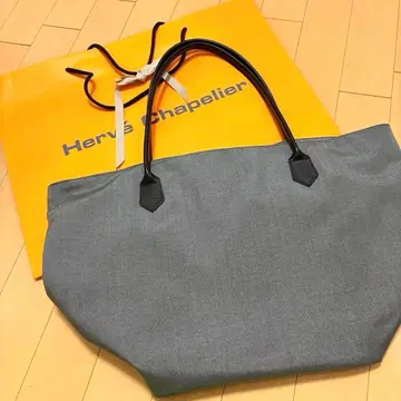 에르베샤 펠리에 Herve Chapelier 가죽 핸들 토트백 L