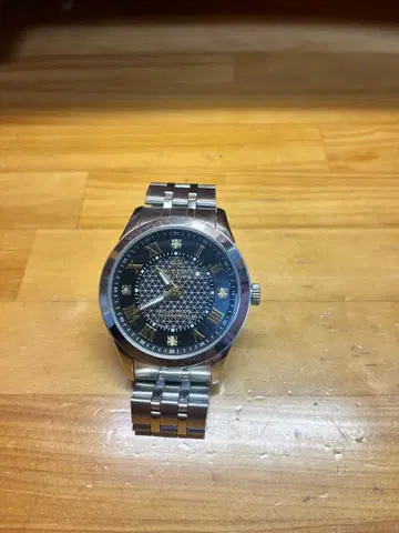 J.HARRISON JR1025 전파 시계 블랙/실버