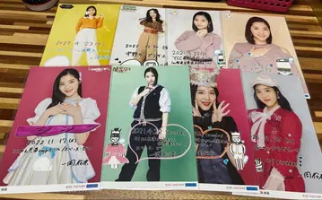 이치오카 레이나 A5 와이드 사이즈 사진 58매 세트