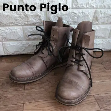 새상품급 Punto Piglo 푸토피글로 부츠 브라운 38 24cm