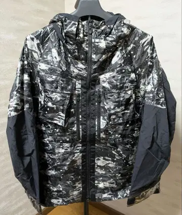 화이트마운틴 레이어드 카모 프린트 마운틴 후드티