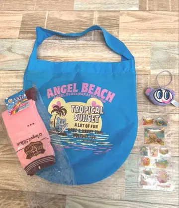 엔젤블루 나카무라 군 묶음 판매 헤이세이 레트로 통통 씰 양말 밴딩