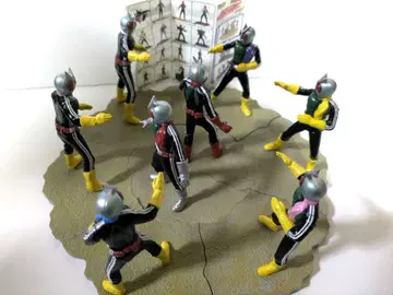 가면라이더 1번 복권 피규어 8체 세트