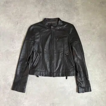 Untitled 언타이틀 램 가죽 싱글 라이더 자켓 블랙 M