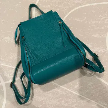 천연 가죽 백팩