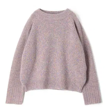 [데프레 투모로우랜드] 울 캐시미어 니트 스웨터 핑크 보트