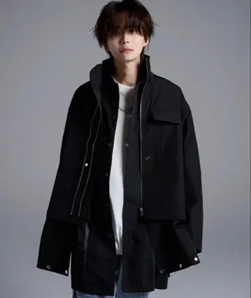 ADRER 멀티 웨이 테크 블루종 코트