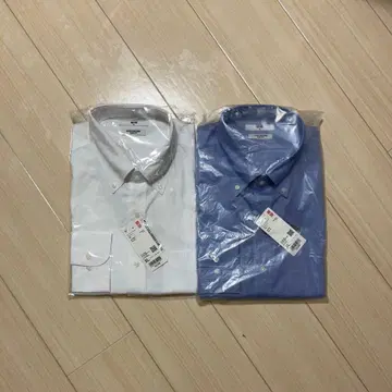 [ UNIQLO ] 슈퍼 논아이론 슬림 셔츠 2개 세트