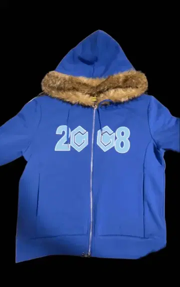 fti 2008 퍼 후드 후드티 L