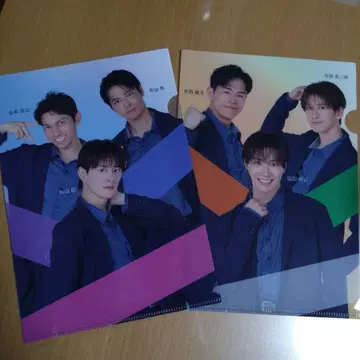 [ 미사용 새상품 ] SHOW-WA 미니 클리어 파일 2장 세트