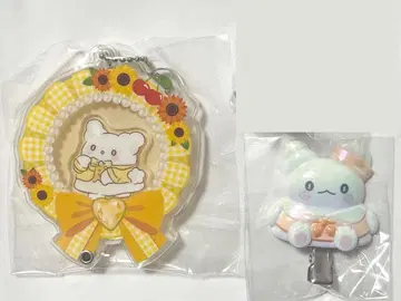 산리오 커스텀 아크릴 참 앞머리 클립 하나마루 유령