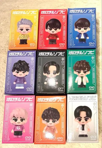 [ 9개 세트 ] Snow Man 스노치루 소프트 비닐