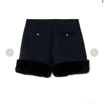 [ 택 포함 새상품 ] LILY BROWN 에코 퍼 숏팬츠