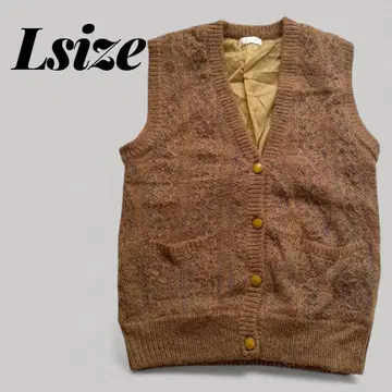 00년대 빈티지 니트 베스트 노르딕 무늬 멀티 네프 패턴 레트로