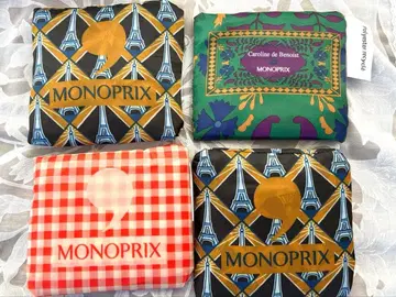 MONOPRIX 모노프리 에코백 4개 세트