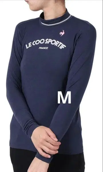 [ M ] Le Coq Sportif 하이넥 긴팔 셔츠 스트레치 포서