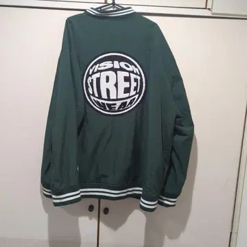 VISION STREET WEAR 바시티 자켓 5L 그린