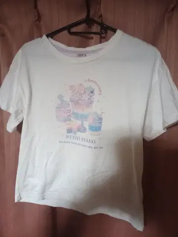 mezzo piano 메조피아노 20주년 기념 T셔츠 M