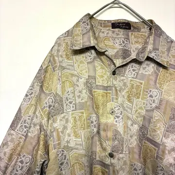 XL 사이즈 빈티지 패턴 셔츠 레트로 올 패턴 시부야 류타 스다 마사키
