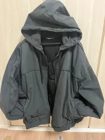 ZARA 블랙 오버 사이즈 다운 자켓 L