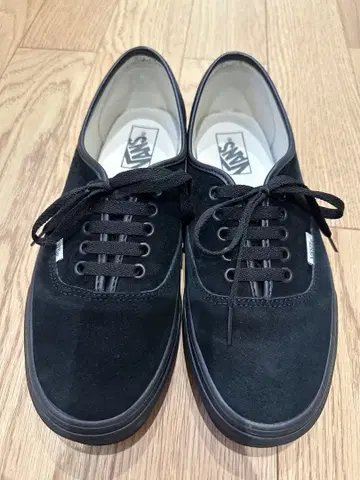 vans black suede authentic 오센틱 스웨이드