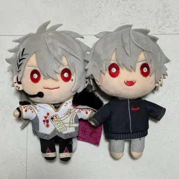 쿠츠하 봉제 인형 니지누이 니지산지 2점 세트