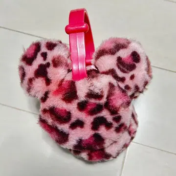 [ 익명 배송 ] 디즈니 핑크 레오파드 무늬 귀도리 귀마개 레오파드