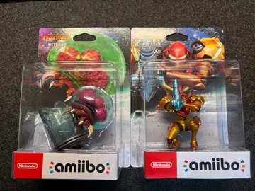 미개봉 새상품 메트로이드 샘플 아란 amiibo 2개 세트