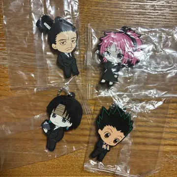 HUNTERHUNTER 러버 키링 바닥 노부나가 클로로 곤 미개봉 새상품