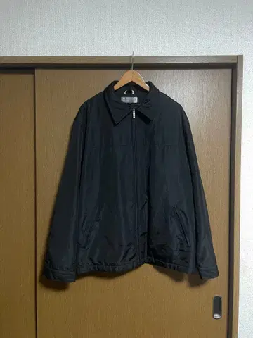 GUESS 블랙 나일론 자켓 XL