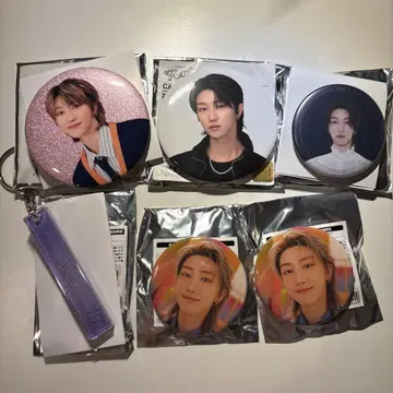 SEVENTEEN THE8 민하오 세트 캔 배지 아크릴 키링