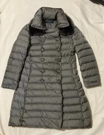 유나이티드 애로우즈 다운 코트 36 카키 (그레이에 가까운)