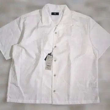 [미사용 택 포함] HARE 화이트 반팔 셔츠 S사이즈