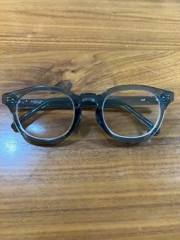 새상품에 가까운 Zoff 안경 클리어 블루 프렌치 플라스틱