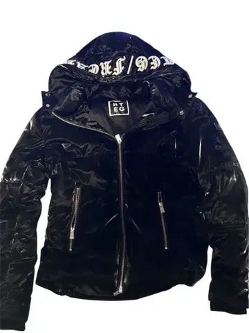 블랙 다운 자켓