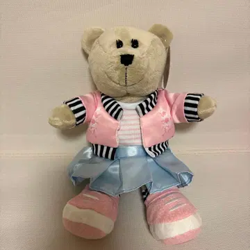 의류를 입은 곰 봉제 인형