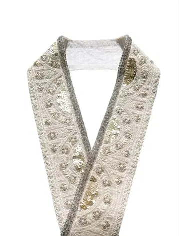 성인식 다테에리 레이어트 카라 프릴 스팽글 큐빅 비쥬 반짝반짝