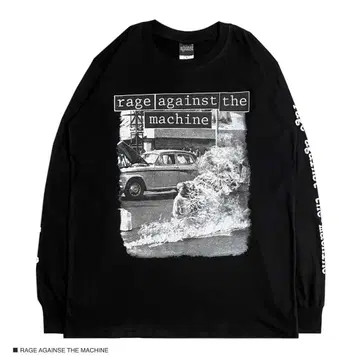 레이지 어게인스트 더 머신 XL 긴팔 롱T셔츠 밴딩T