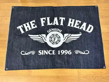 THE FLAT HEAD 데님 배너 미사용 플랫 헤드