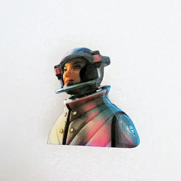 EXPO2005 아이치 엑스포 우주복 캐릭터 핀 배지