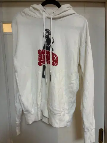 [정품] hysteric glamour 화이트 후드티