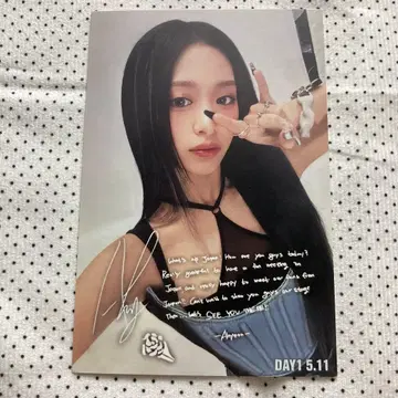 BABYMONSTER 아현 팬미팅 5/11 B상 엽서