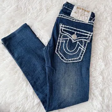 TRUE RELIGION BILLY SUPER T 26인치 굵은 스티치