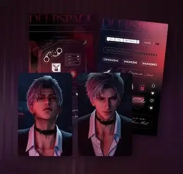 4세트 연애와 심공 신 공식 심어경소 카드 & 스티커